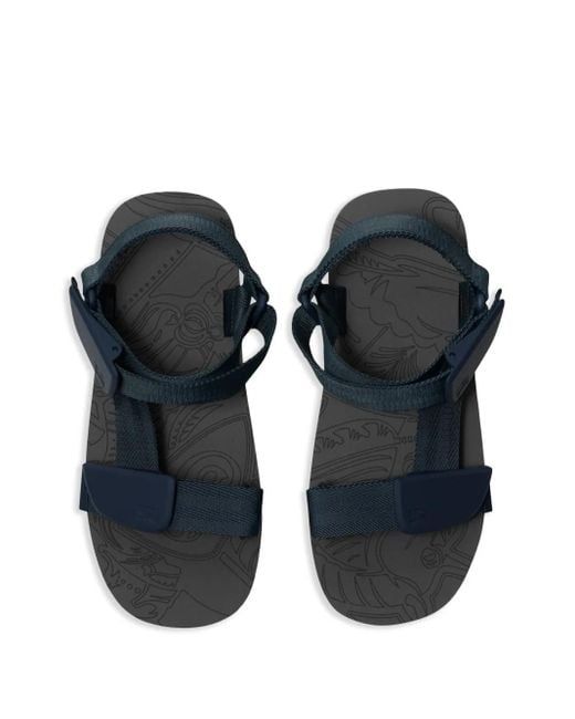 Burberry Blue Trek Sandalen mit Klettverschluss