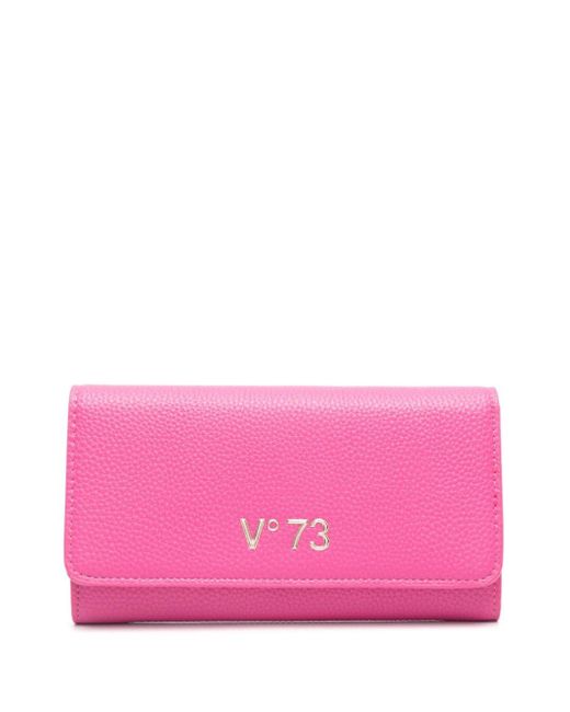 V73 Pink Visia Embossed-logo Wallet