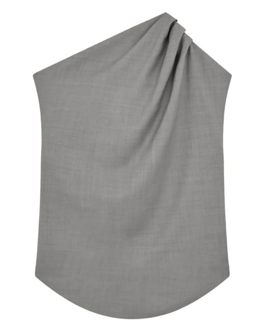 Loulou de Saison Gray Lyra Blouse