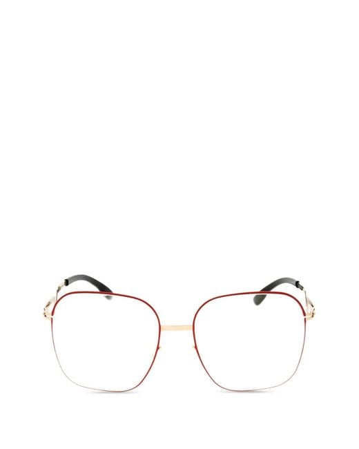 Ic! Berlin Natural Brille Mit Eckigem Gestell