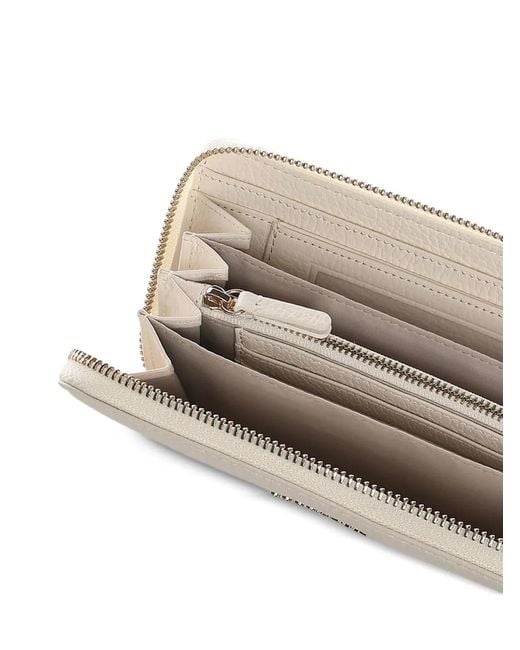 Coccinelle Natural Zip Leather Wallet