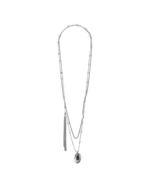 Ann Demeulemeester White Wad Beaded Necklace