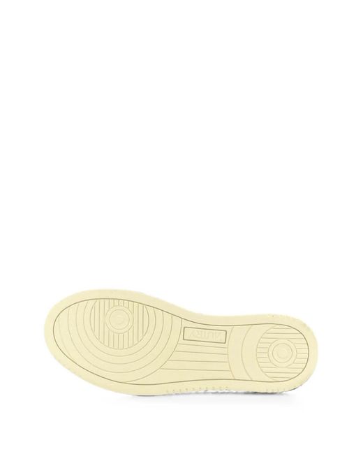 Autry White Medalist Low Sneakers