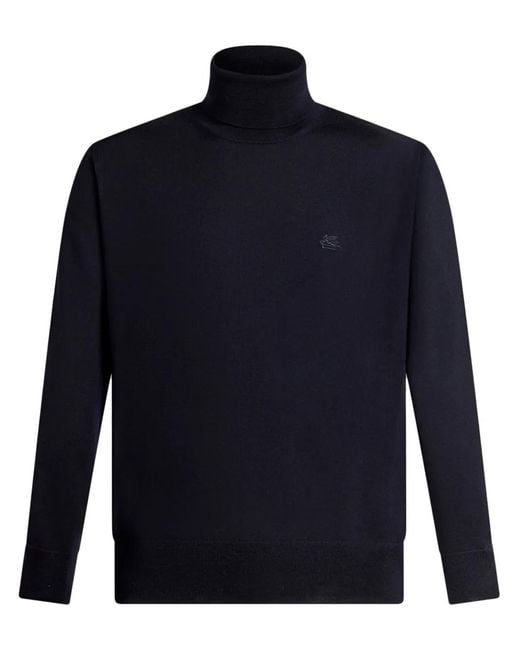 Etro Blue Sweater for men