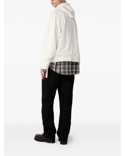 Studio Nicholson White Veste Kirby À Capuche for men