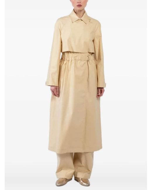 Rosetta Getty Natural Gürtel-Trenchcoat mit Bindegürtel