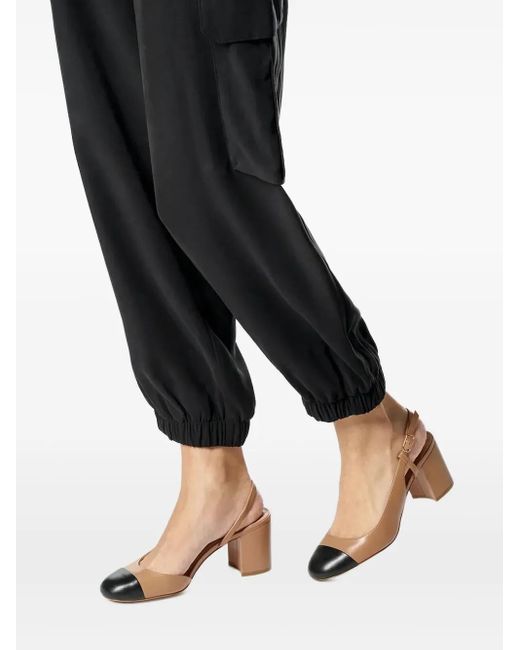Geox Natural 65Mm Slingback Block-Heel Pumps