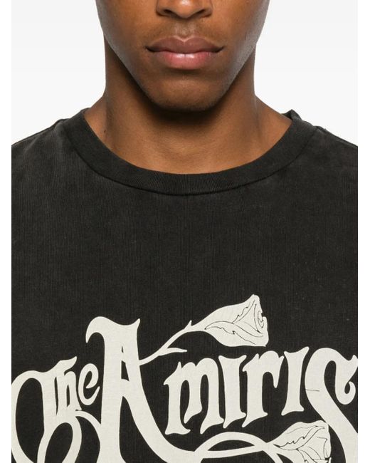 Amiri Black T-Shirts & Vests for men