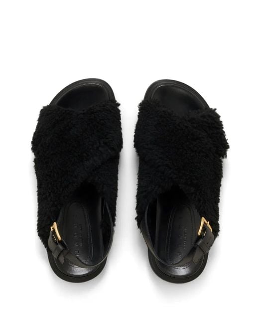 Marni Black Fussbett Crossing Co Shoes
