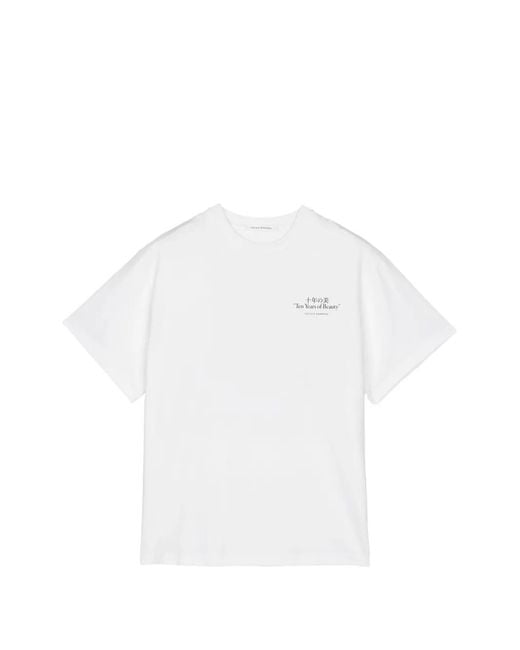 CECILIE BAHNSEN White T-Shirt Dorothy À Imprimé Graphique