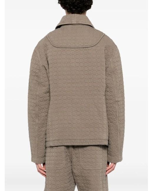 Craig Green Brown Circle-Quilted Jacket for men
