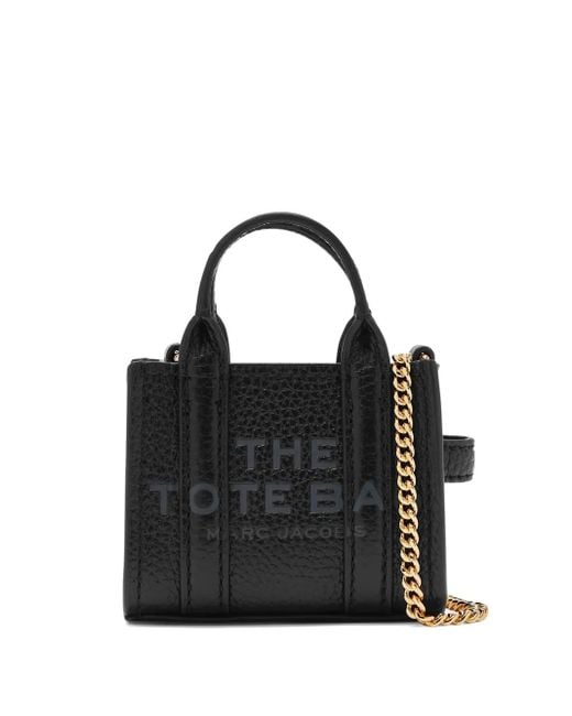 Marc Jacobs Black The Nano Tote Cross Body Bag