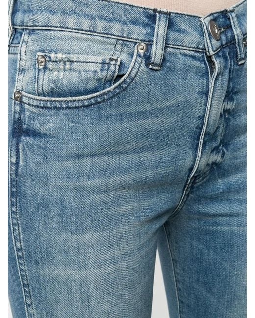 3x1 Blue Stonewashed Skinny Jeans