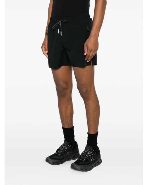 OUTHERE Black Drawstring Shorts for men
