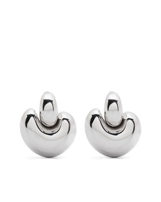 Maria Black White Tryvann Earrings