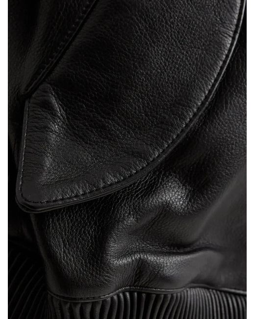 Manokhi Black Maira Detachable-Collar Jacket