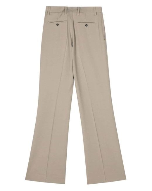 AMI Natural Twill Mid-rise Trousers