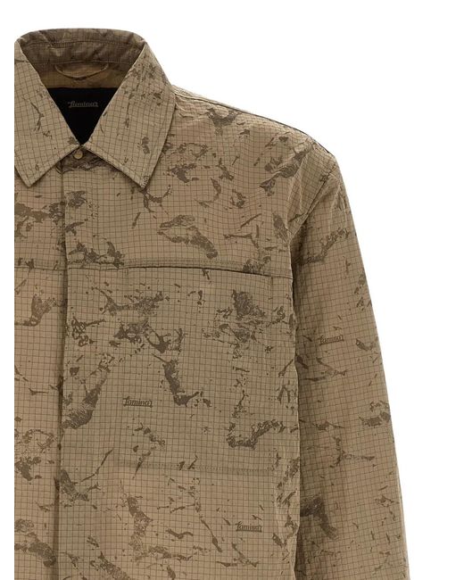 Laminar Brown Ripstop Shirt for men