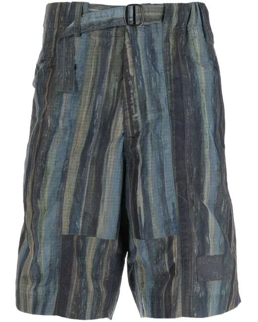 Paul Smith Gray Woodland-Print Bermuda Shorts for men