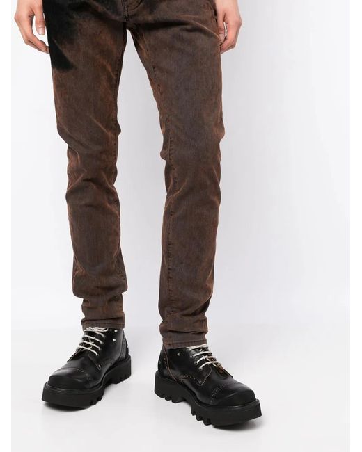 DSquared² Black Rust Velvet Cool Guy Jeans for men