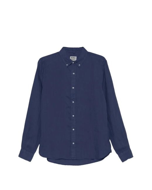 Ecoalf Blue Buttoned Shirt for men
