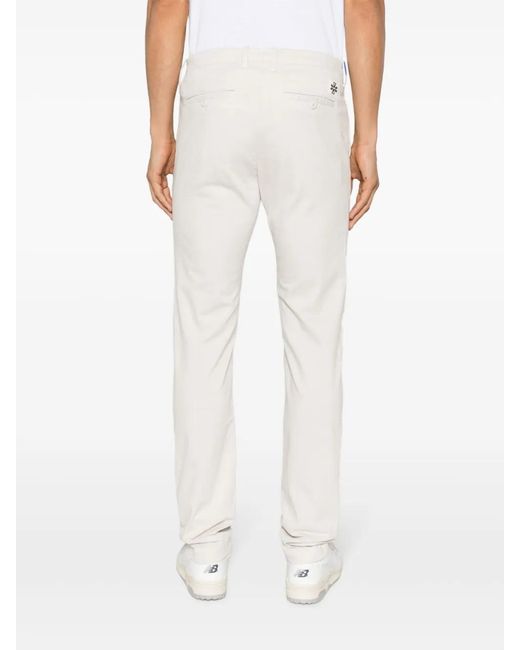 Jacob Cohen White Slim-Fit Cotton Chinos for men