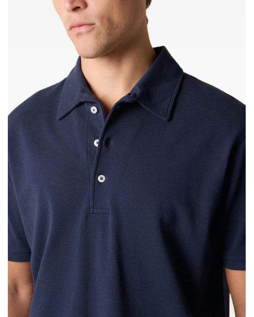 Brooks Brothers Blue Short-Sleeve Cotton Polo Shirt for men