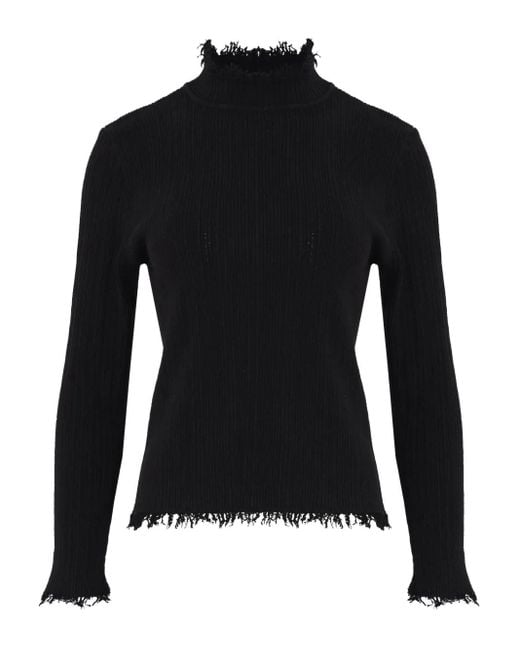 Osklen Black Tricot-Knit Top
