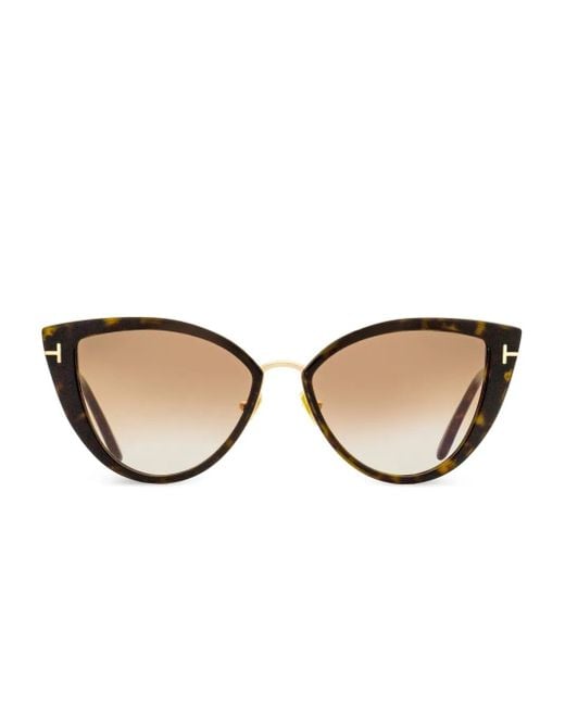Tom Ford Natural Anjelica 02 Cat-Eye Sunglasses