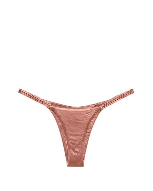 Isa Boulder White High Weave Bikini Bottom
