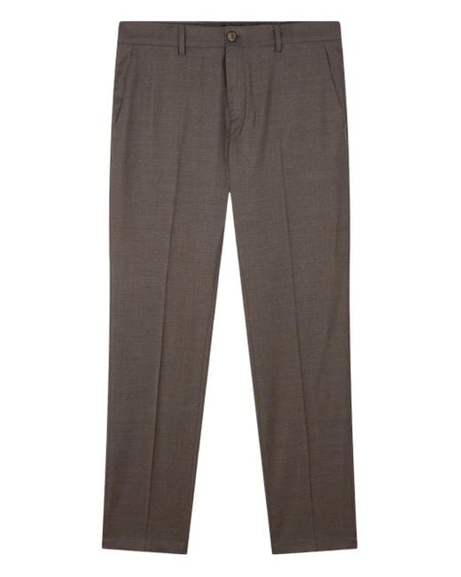 Paul & Shark Gray Wool Chinos for men