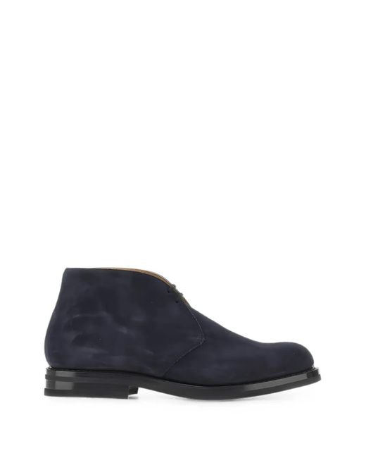 Church's Blue Suede Derby Shoes for men