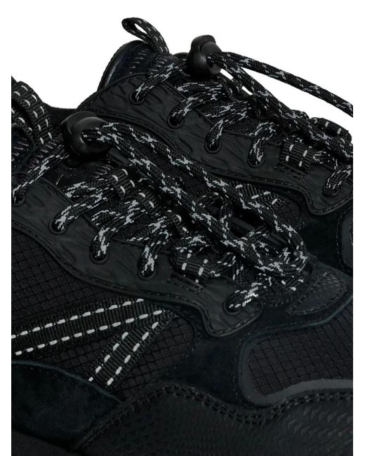 HOFF Black City Of Road Suede Panelled Sneakers