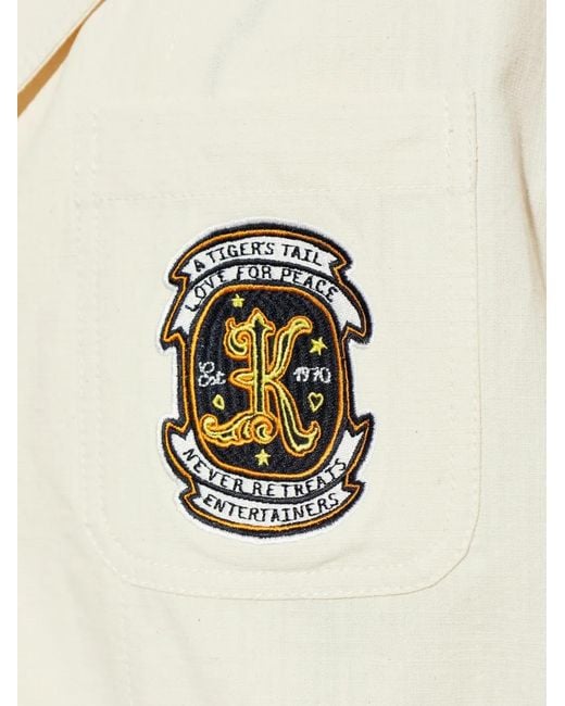Chaqueta Con Bolsillo De Parche KENZO de hombre de color White