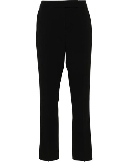 Max Mara Black Cady Tailored Trousers