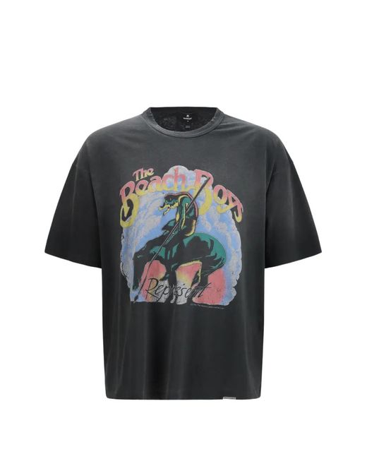 Represent Black Beach Boys Endless Summer Graphic-Print T-Shirt for men