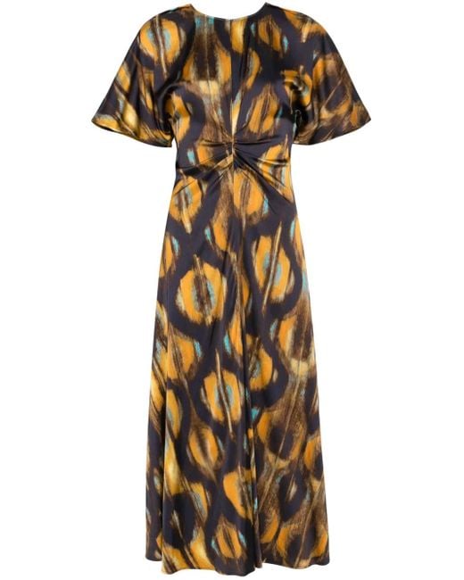 Ba&sh Soleil Midi Dress in Metallic | Lyst