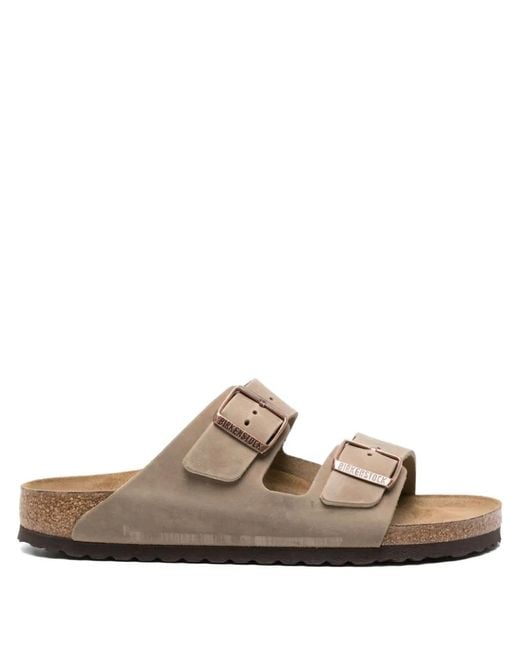 Birkenstock Brown Arizona Double-Buckle Sandals