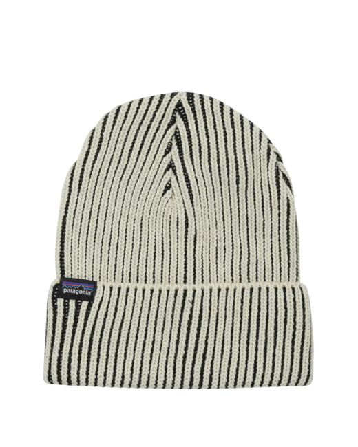 Gorro a rayas Patagonia de hombre de color Black