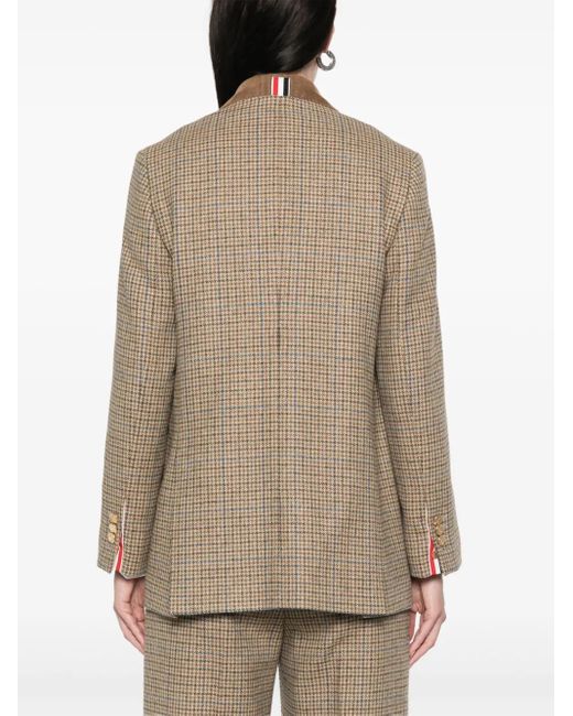 Thom Browne Brown Set Aus Gclub-Weste Und Blazer