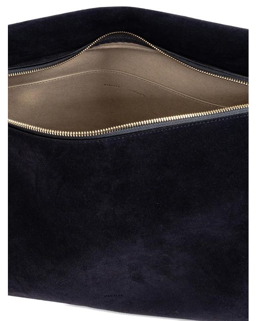 Wandler Blue Penelope Suede Tote Bag