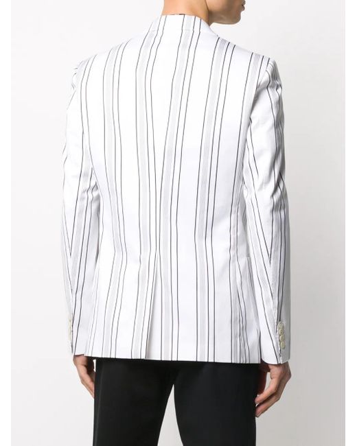 Dolce & Gabbana Multicolor Striped Pattern Blazer for men
