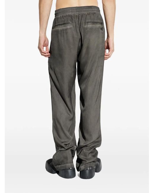 DIESEL Gray Elasticated Trousers for men