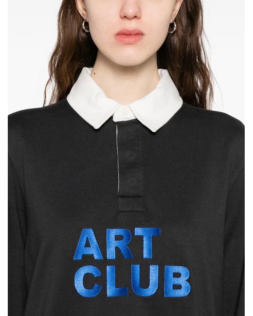 J.W. Anderson Black Art Club Polo Top