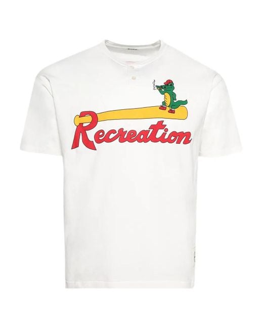 Camiseta Reptile Rec Bode de hombre de color White