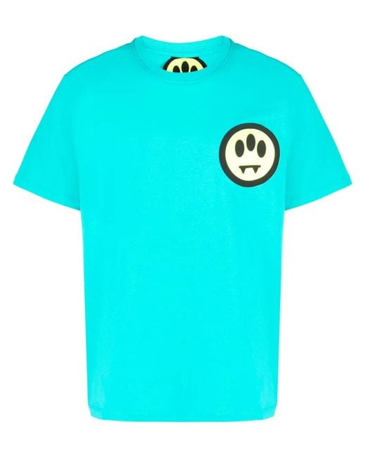 Barrow Blue Logo-Print Short-Sleeve T-Shirt