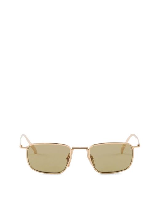 Prada Metallic Sunglasses With Logo for men