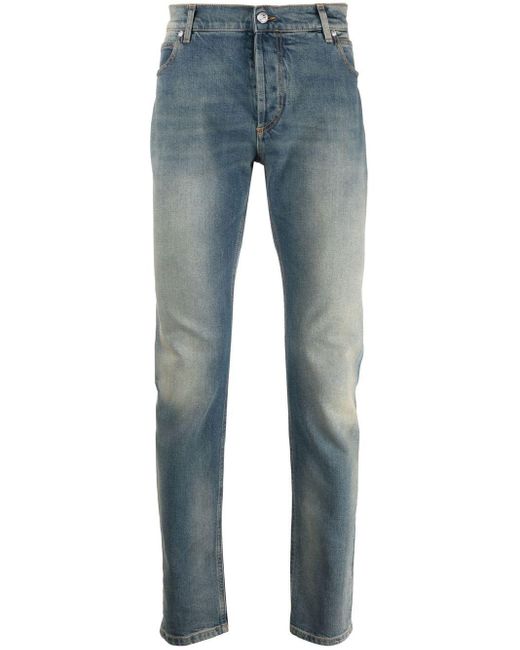 High-waisted tapered jeans Farfetch Herren Kleidung Hosen & Jeans Jeans Tapered Jeans 