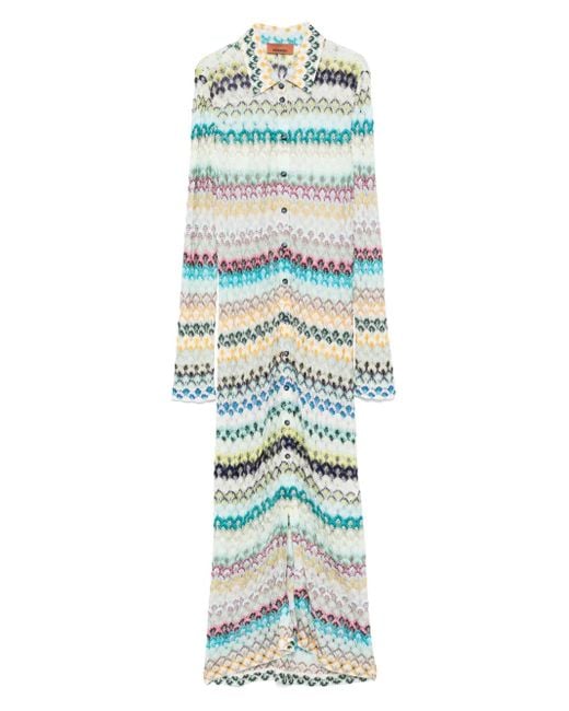Missoni White Long Cardigan