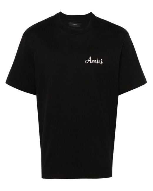 Amiri T-shirt Met Print in het Black voor heren
